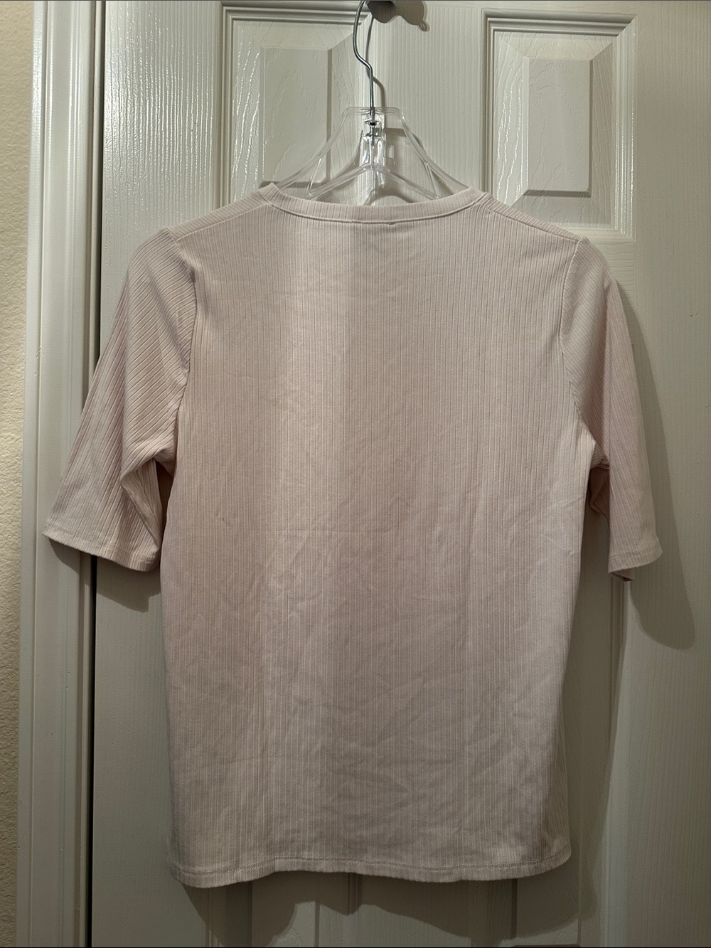 Splendid Ribbed Crewneck Top in Pale Cream - Picture 10 of 10